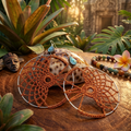 68. Goddess Hoop Earrings | Advanced Digital Crochet Pattern PDF