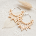 30. 🌿 Elegant Crochet Hoop Earrings – Digital Pattern