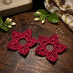 109. Crochet AppleBloom Earrings - Beginner-Friendly PDF Pattern