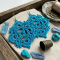 26. Crochet Square Earrings Pattern (Digital Download)