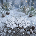 79. Delicate Snowflake Crochet Earring Pattern | Digital PDF