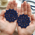 36. Crochet Earring Pattern – Intricate Lace Earrings PDF Download