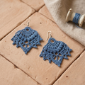46. Crochet earring pattern "Wave"