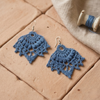 46. Crochet earring pattern "Wave"