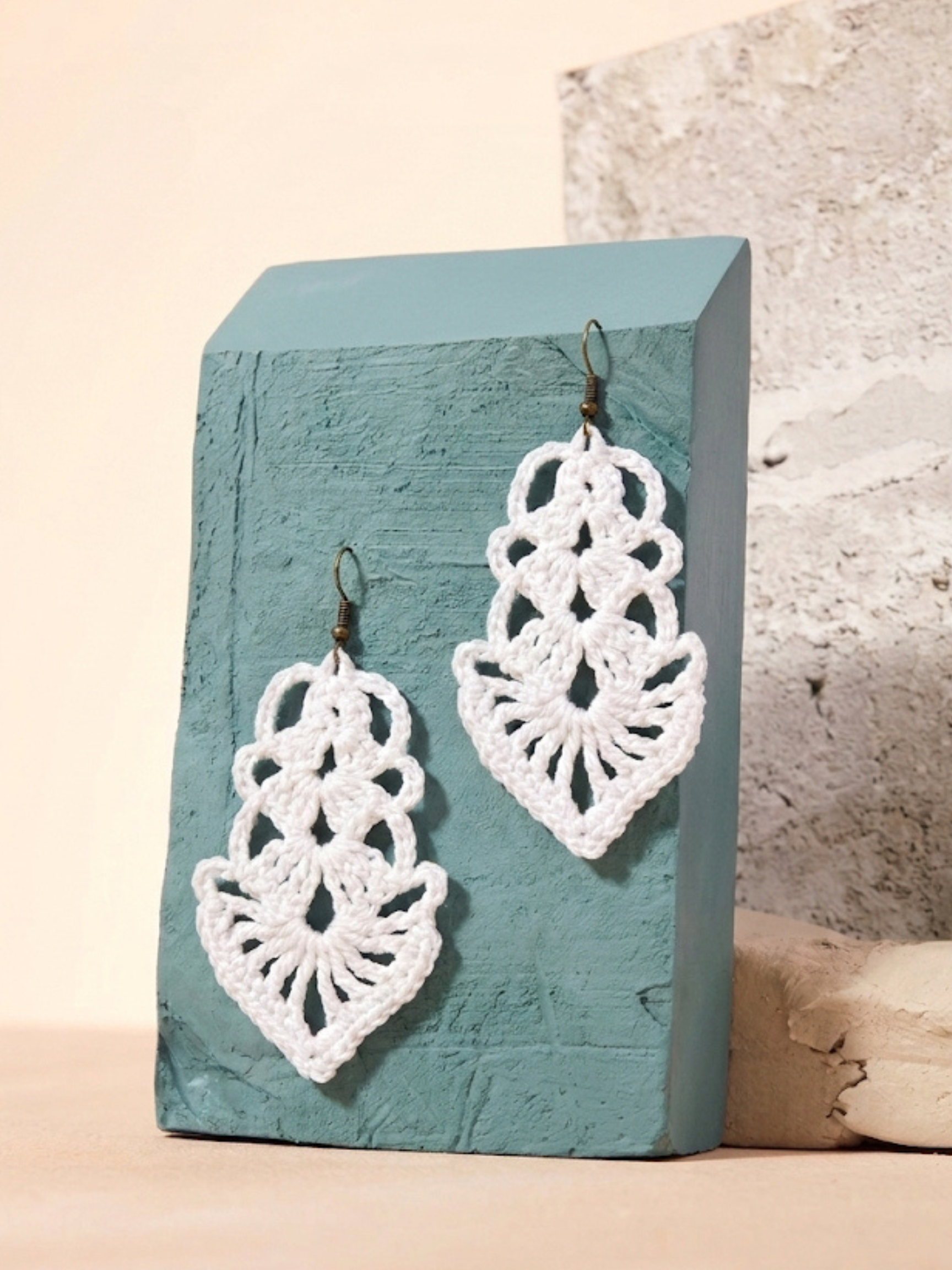 9. Crochet earring pattern "Wedding dangle"