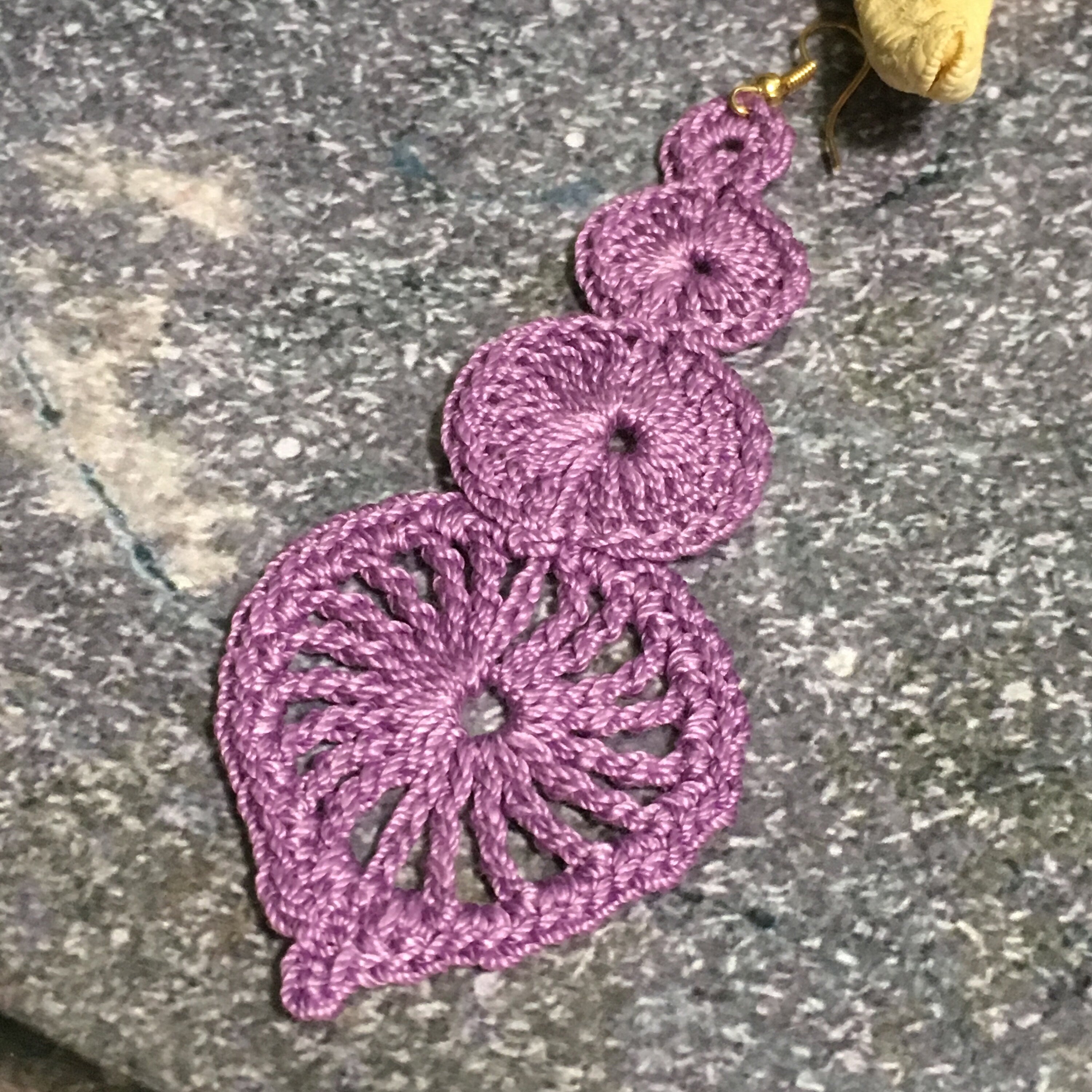 115. Crochet Earrings Pattern – Elegant Long Dangle Design