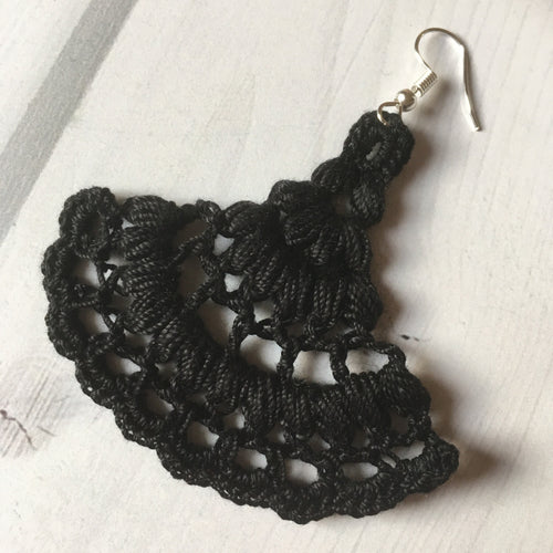 102. Puffy Crochet Earrings Pattern – PDF Tutorial