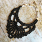 108. Crochet Earring Pattern: Delicate Hoop Design