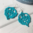 93. Openwork Leaf Crochet Earrings – Digital PDF Pattern
