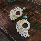 78. Elegant Shell Crochet Earrings – Digital PDF Pattern model - PDF, crochet earrings
