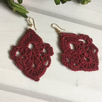 119. Elegant Crochet Dangle Earrings – Digital PDF Pattern