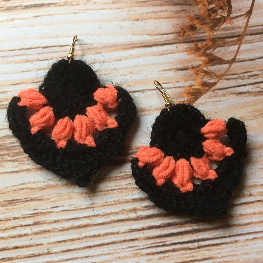 125. Crochet Puffy Earrings Pattern - Beginner-Friendly Digital PDF