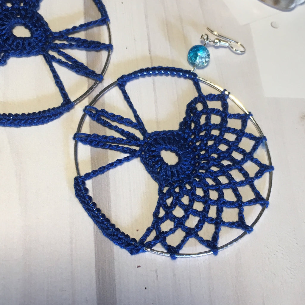 68. Goddess Hoop Earrings | Advanced Digital Crochet Pattern PDF