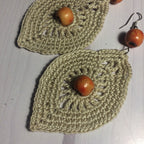 56. Crochet Leaf Earrings Pattern • Intermediate Beginner PDF Download