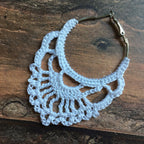 108. Crochet Earring Pattern: Delicate Hoop Design