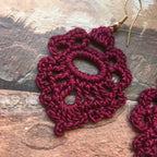 110. Boho Crochet Dangle Earrings Pattern | DIY Instant Digital Download PDF for Beginners