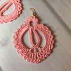 87. Lace Flower Crochet Earrings – Digital PDF Pattern