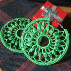 121. Floral Motif Crochet Earring Pattern (Digital Download)