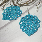 65. Crochet earring pattern "Elegant"