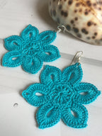 38. Crochet earring pattern "Flower"