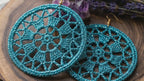 ✦ Mandala Hoop Crochet Earrings Pattern ✦