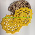 13. Crochet Flower-Shaped Earrings – Digital Pattern (PDF Download)